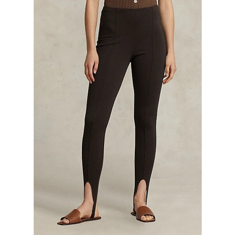 NEW Polo Ralph Lauren Womens S Stirrup Stretch Side-Zip Legging • Reg Price $298 - Picture 3 of 5